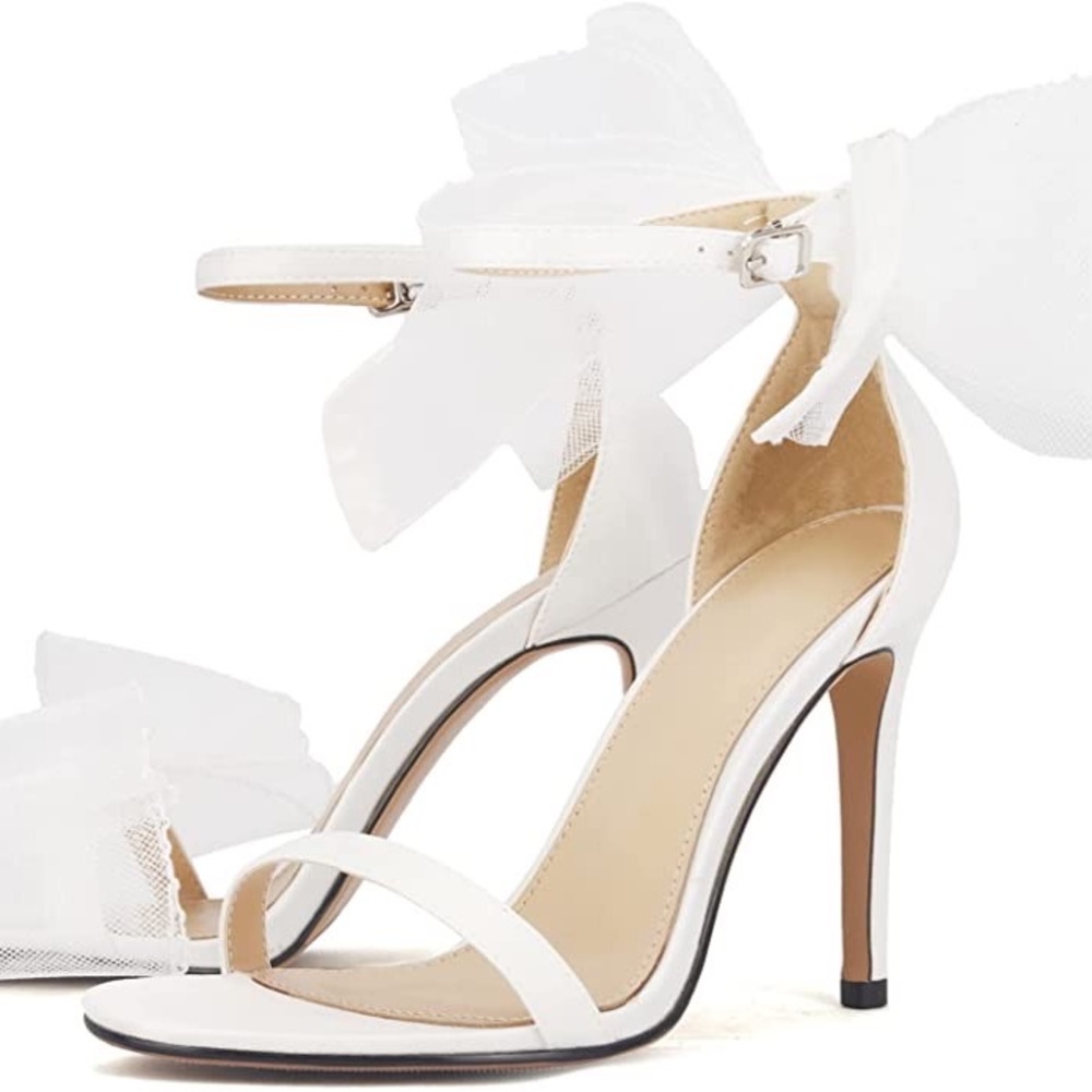 Jimmy Choo Dupe, Never been worn, Women Wedding Heels with bows